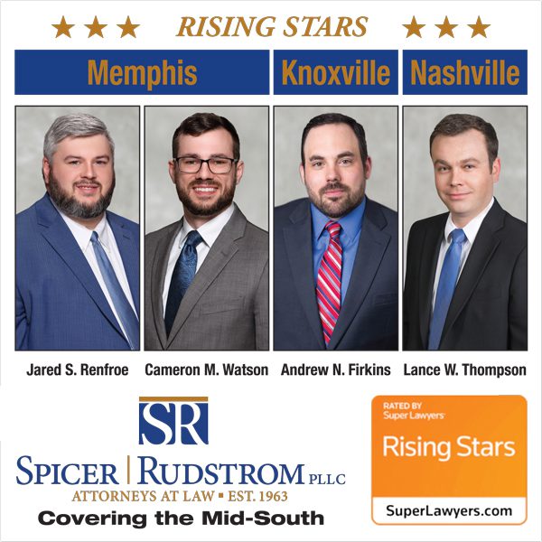 Attorneys Recognized as Mid-South Super Lawyers Rising Stars